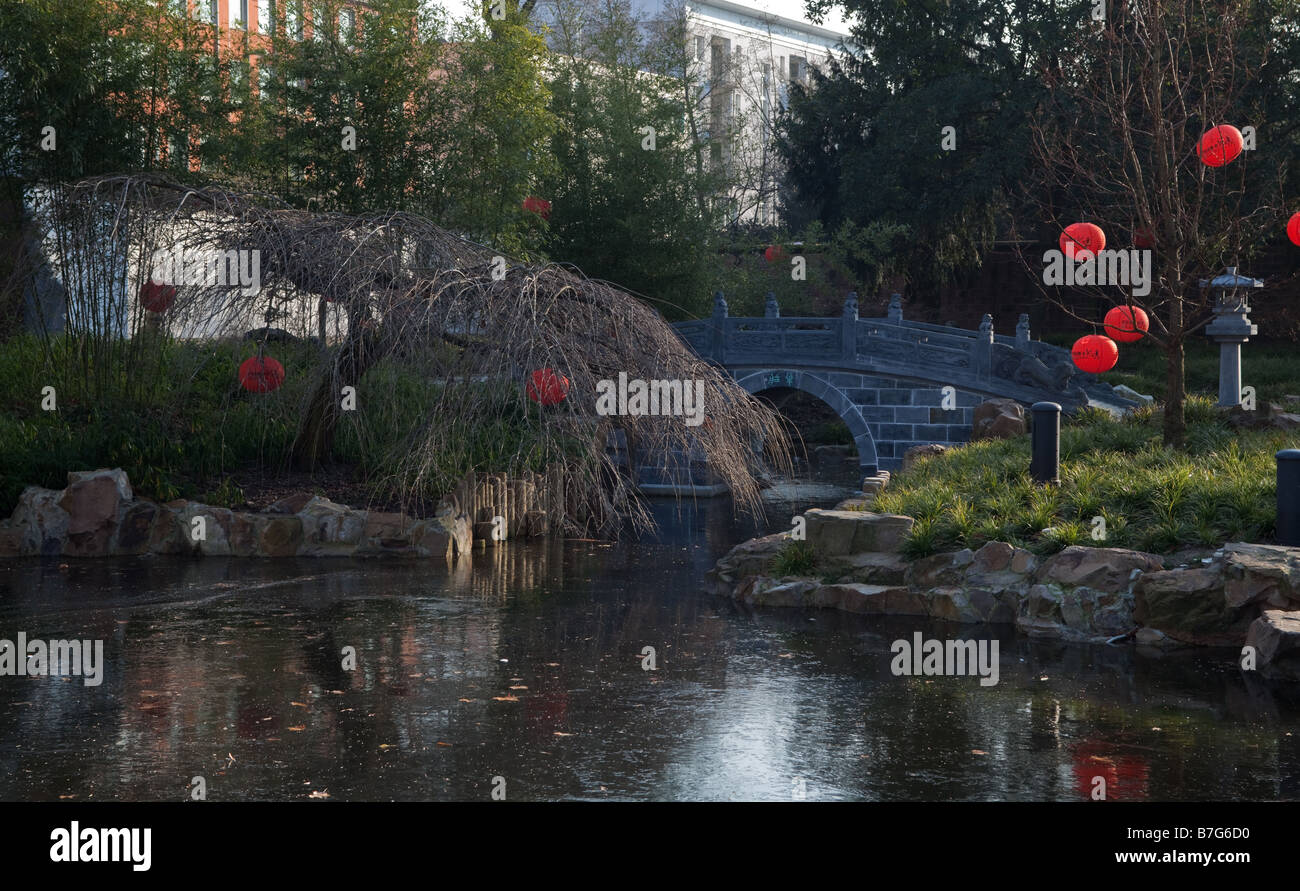 Chinese Gardens In Frankfurt Germany Stockfotos Und Bilder Kaufen Alamy
