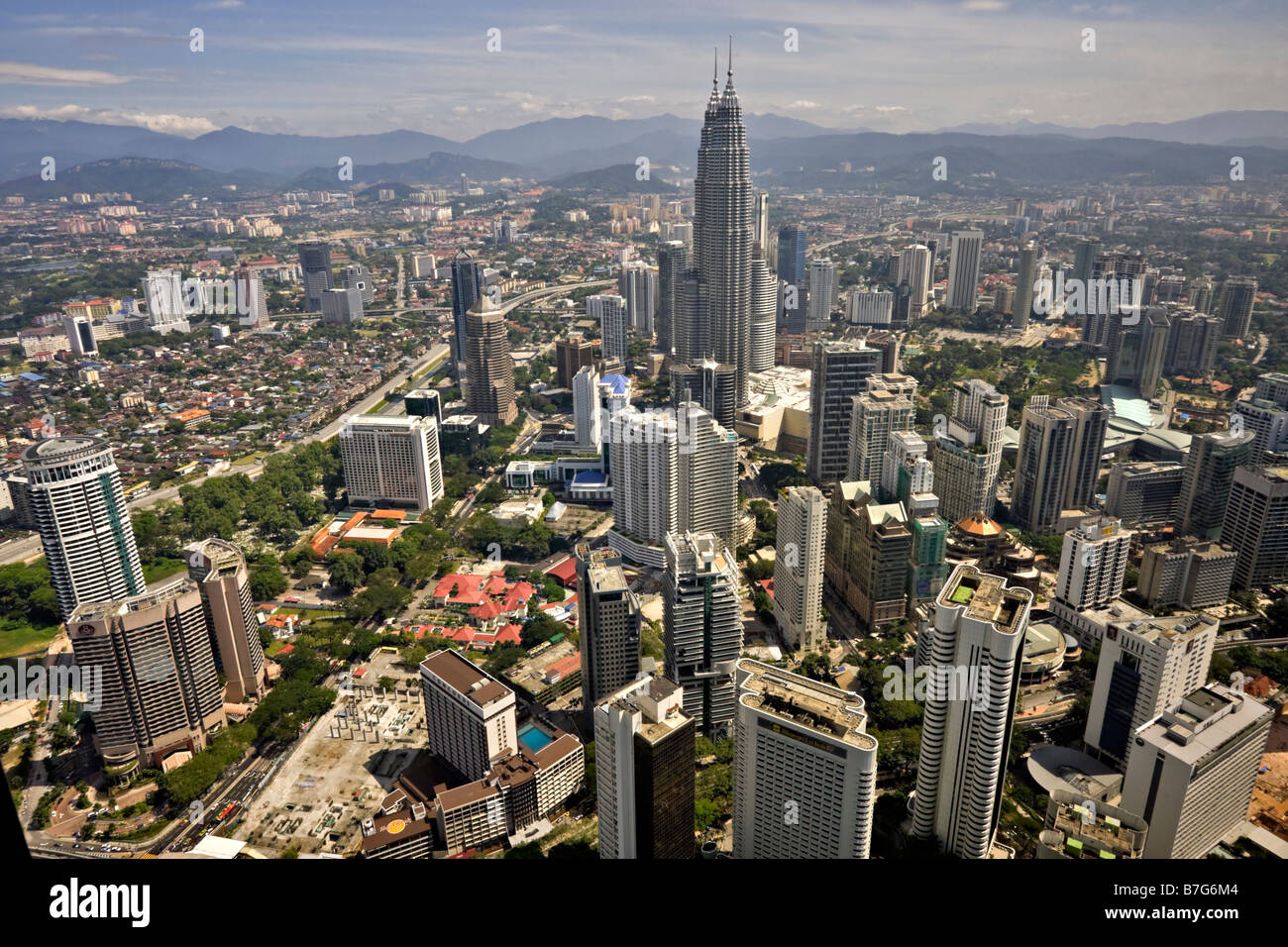 Kuala Lumpur aus den KL Tower, Kuala Lumpur, Malaysia Stockfoto