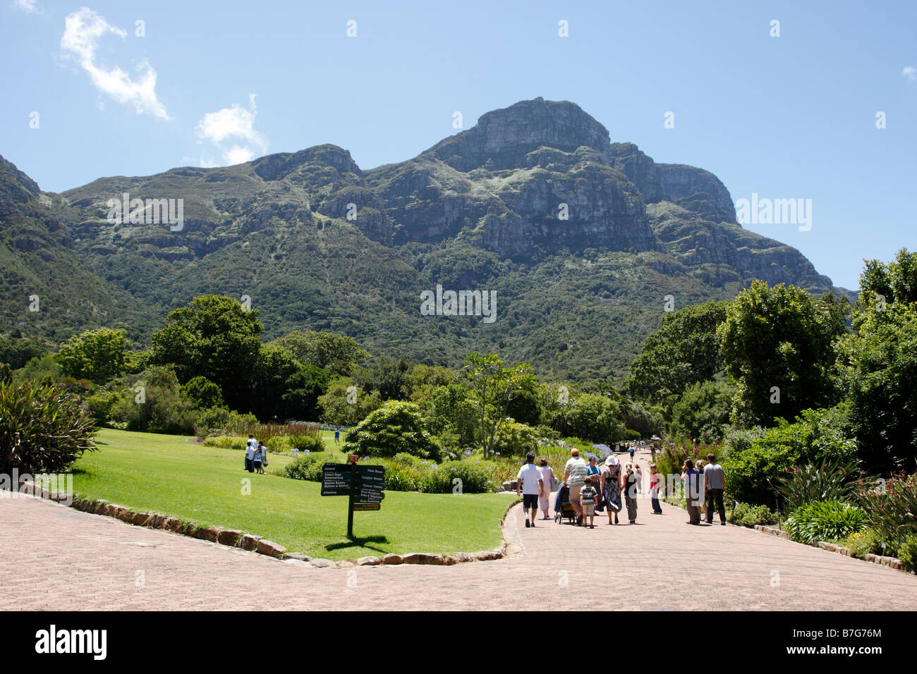 zeigen Sie in nationalen botanischen Garten von Kirstenbosch gegründet 1913 Cape Town-Südafrika an Stockfoto