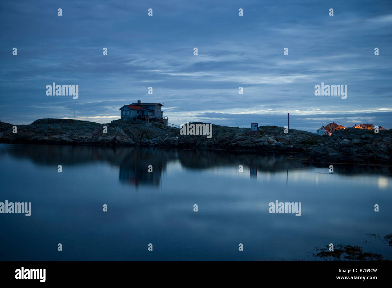 Orust arcipelago Stockfoto
