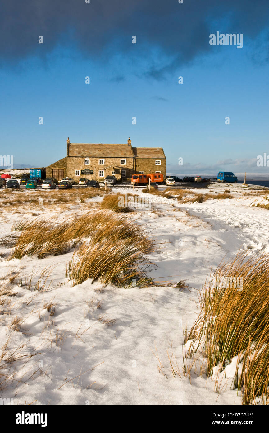 Tan Hill Inn in den Yorkshire Dales, fotografiert von der Pennine Way National Trail. Stockfoto