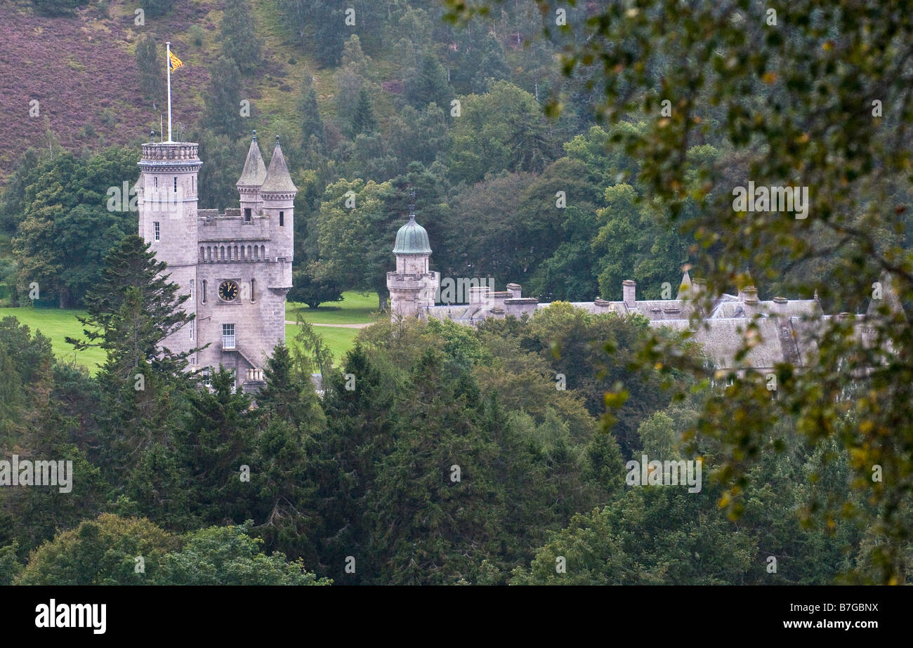 Balmoral Castle View, Aberdeenshire, Schottland Stockfoto