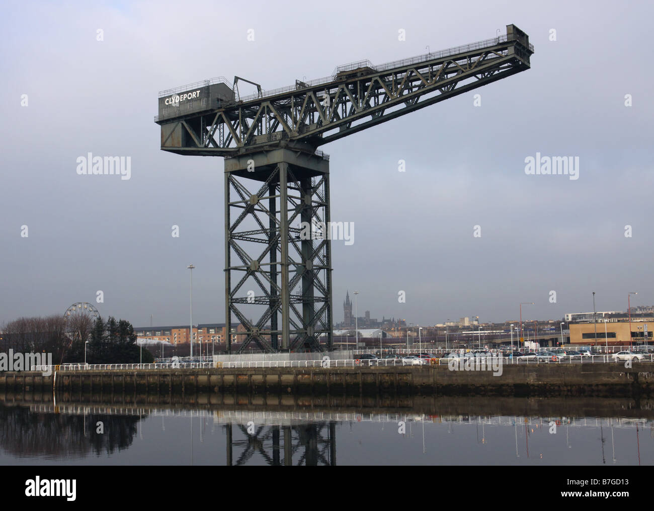 Finnieston Kran Glasgow Schottland Dezember 2008 Stockfoto