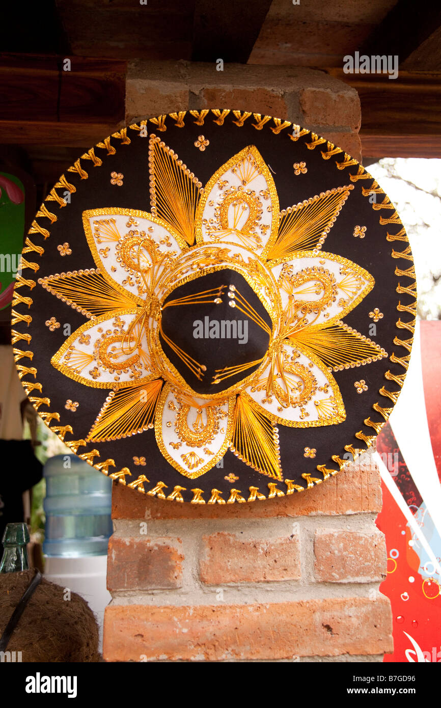 Mexikanischen Hut, Los Osuna Agave Brennerei Sinaloa Mexiko Stockfoto