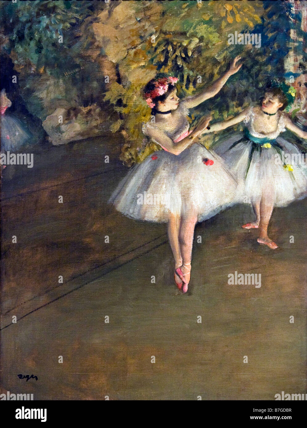 Zwei Frauen Plaudern Edgar Degas main image 1