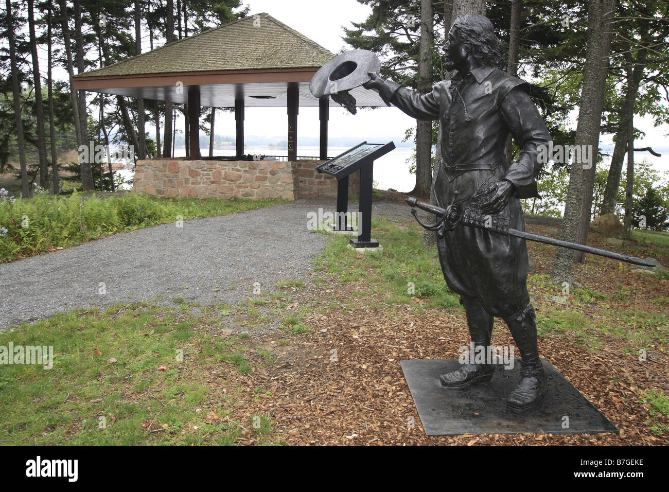 St. Saint Croix Island International Historic Site, Maine, USA Stockfoto