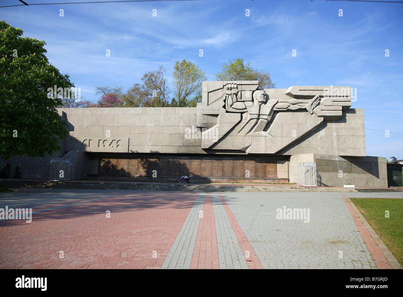 Weltkrieg 2 II MEMORIAL SEWASTOPOL UKRAINE SEWASTOPOL Krim UKRAINE 30. April 2008 Stockfoto
