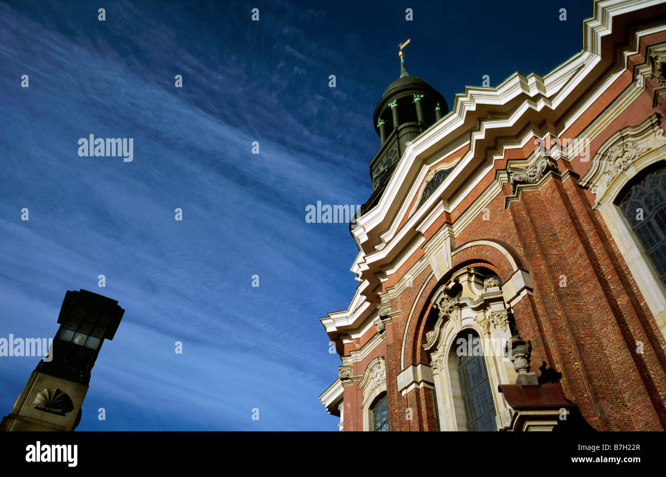 25. Oktober 2008 - Kirche St. Michaelis (Michel) in der deutschen Stadt Hamburg. Stockfoto