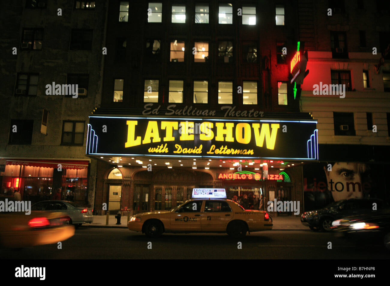 Der Late Show mit Dave Letterman, Ed Sullivan Theater, Manhattan, New York, USA 2009 Stockfoto