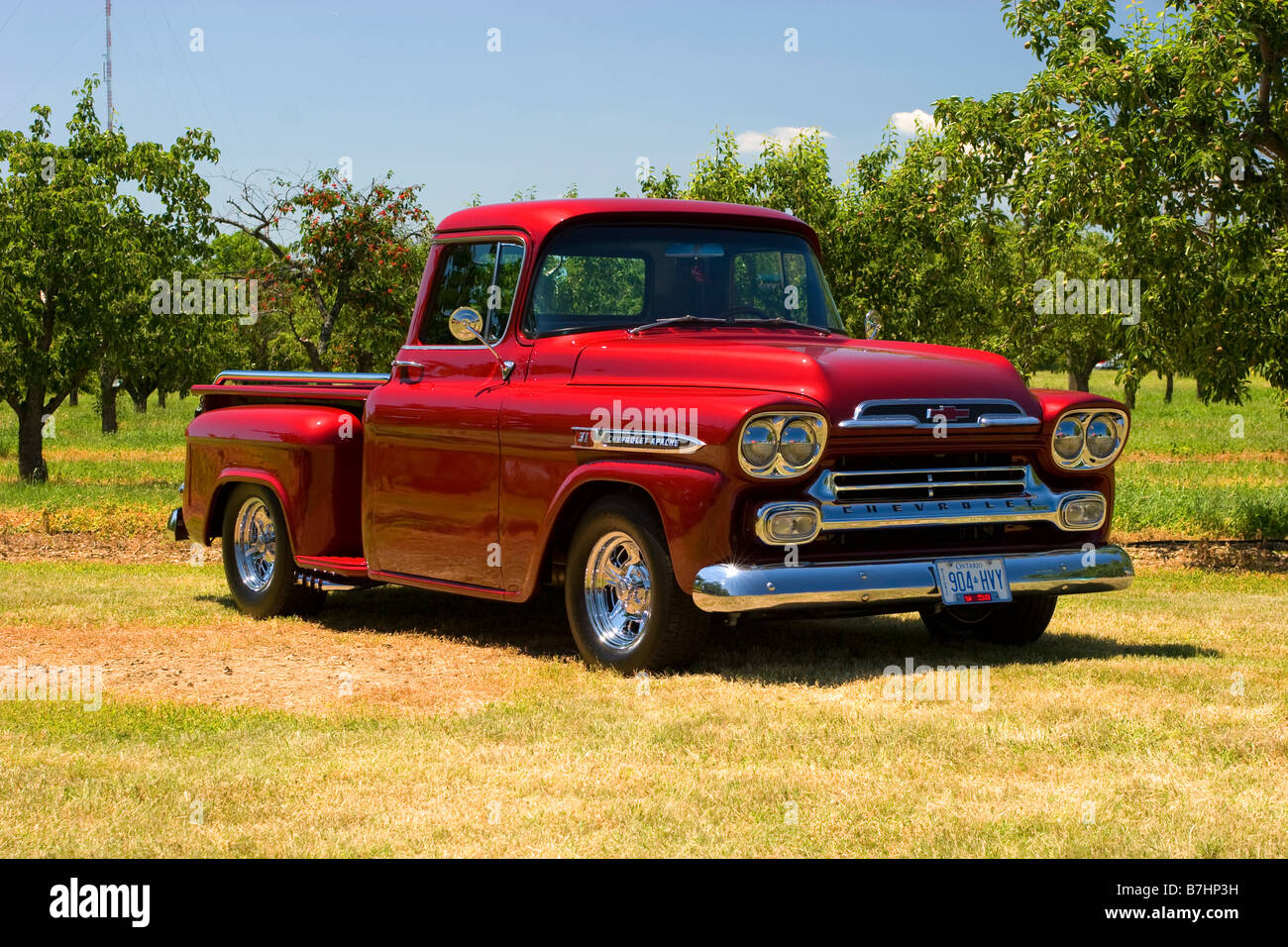 1959-Chevrolet Apache Pickup-truck Stockfoto