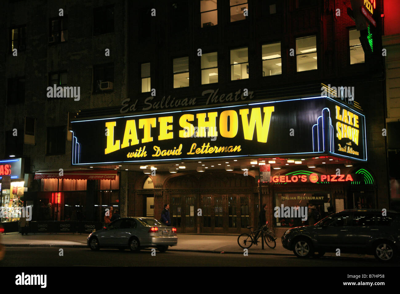 Der Late Show mit Dave Letterman, Ed Sullivan Theater, Manhattan, New York, 2009 Stockfoto