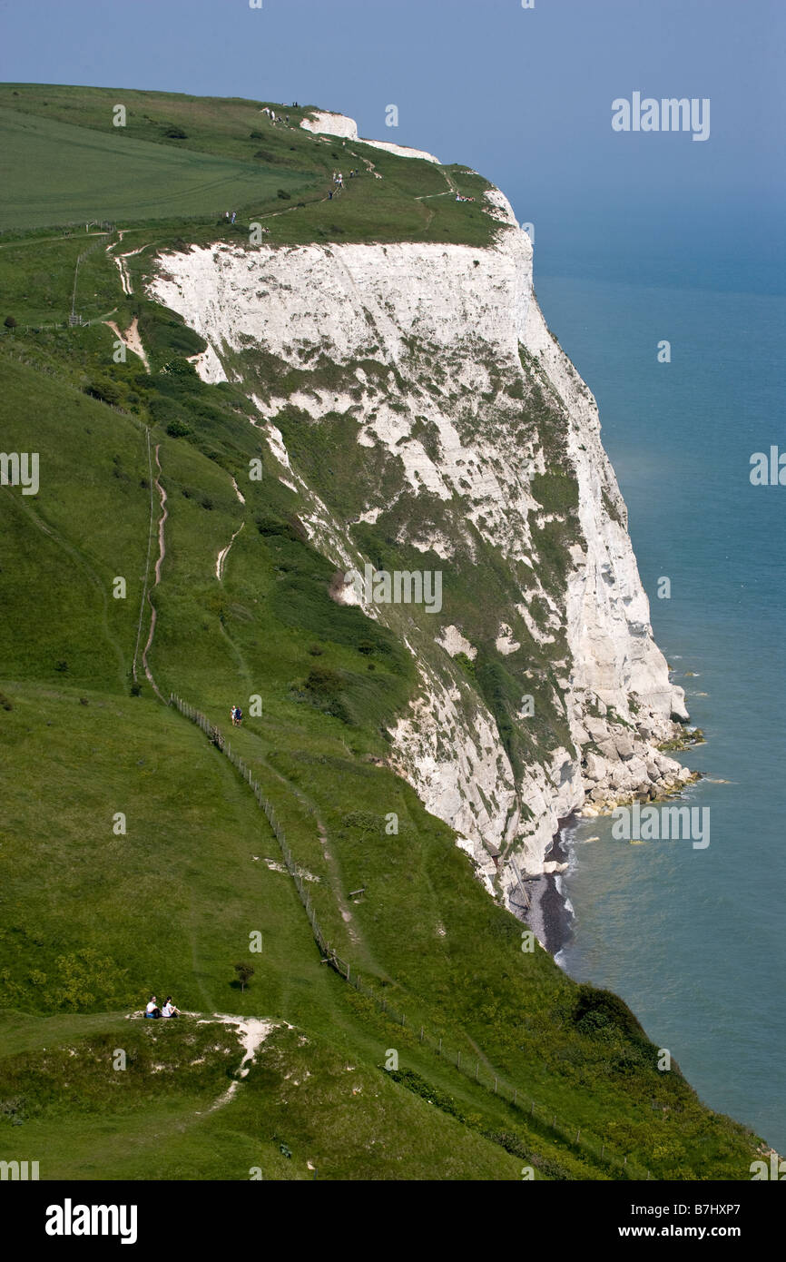 Kreidefelsen Dover Kent England Stockfoto