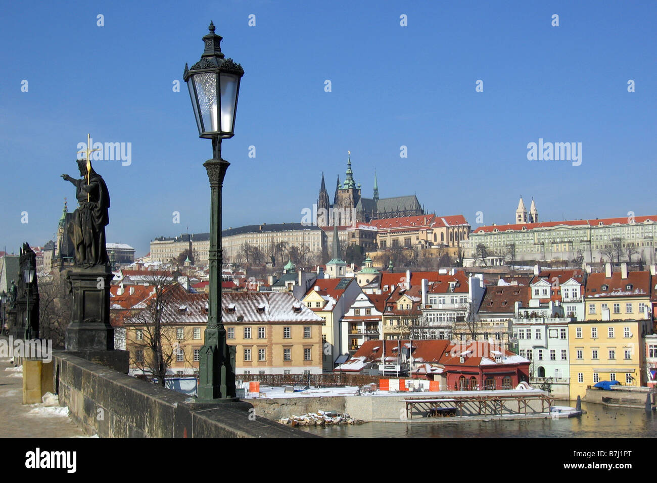 Karlsbrücke, Prag Tschechien Osteuropa Stockfoto