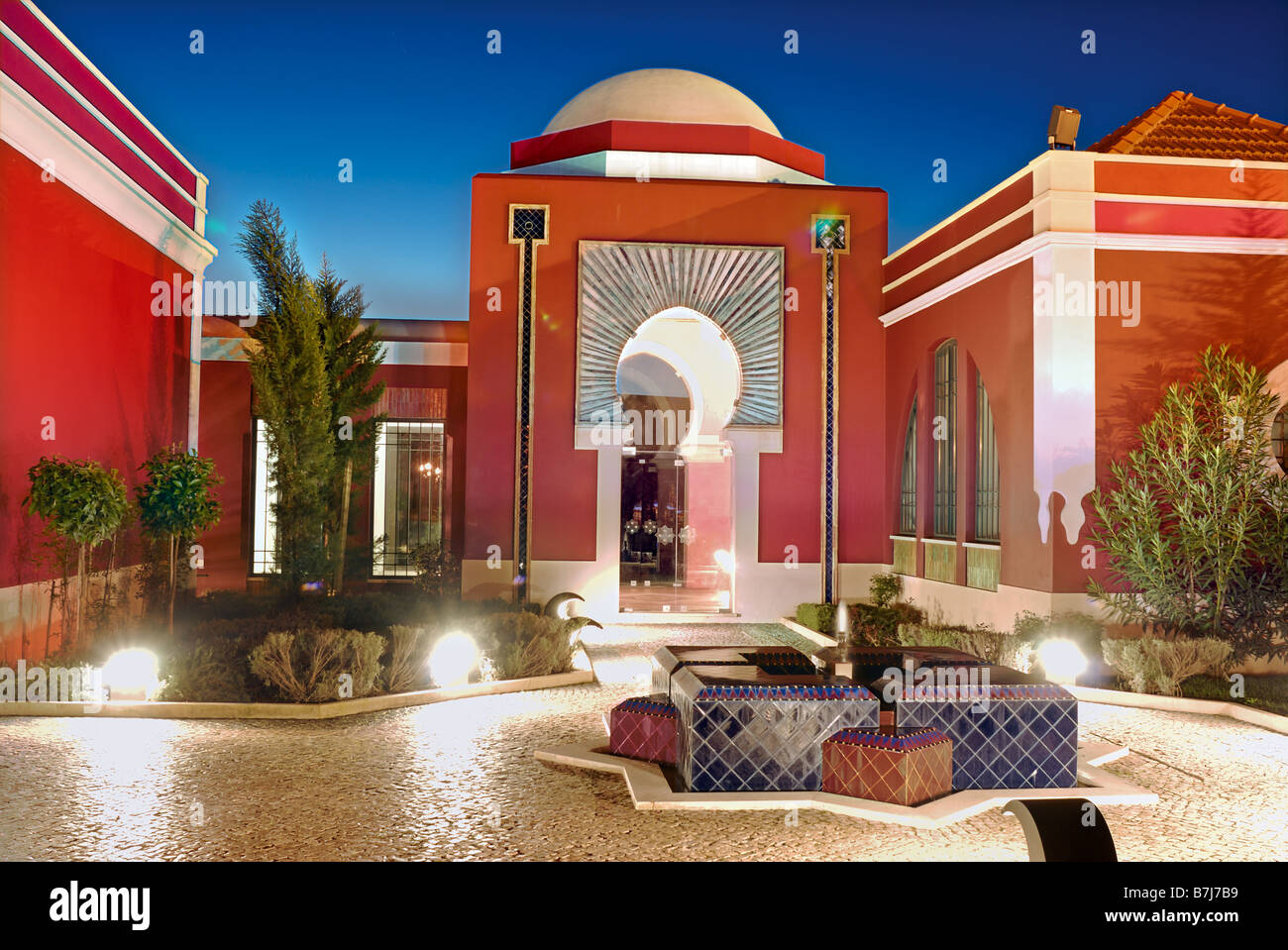 Die islamischen und Mediterrenian Kulturhaus in Silves, Algarve, Portugal Stockfoto