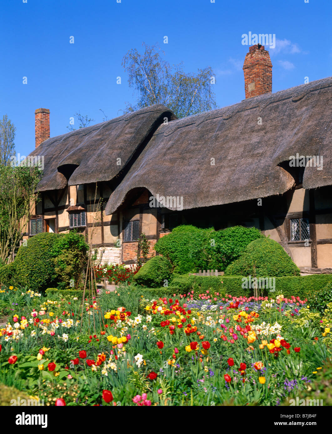 Anne Hathaway s Hütte Shottery Stratford-upon-Avon Warwickshire UK Stockfoto