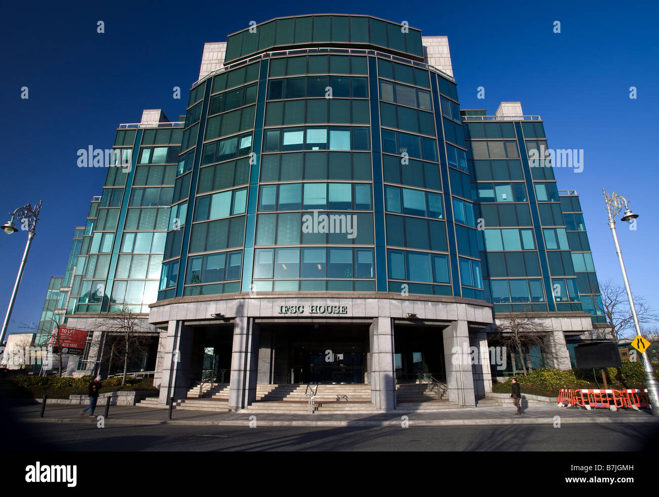 Irish Financial Services Centre House Dublin Teil des IFSC Gesamtgeschäft Komplex in Dublins Docklands Stockfoto