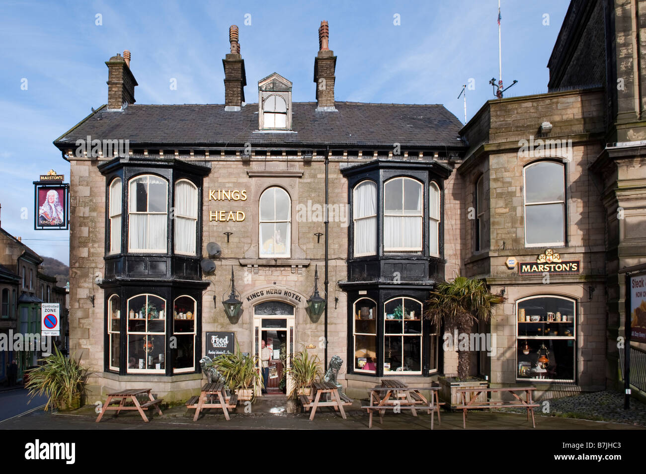 Kings Head Hotel in Buxton, Derbyshire, England Stockfoto