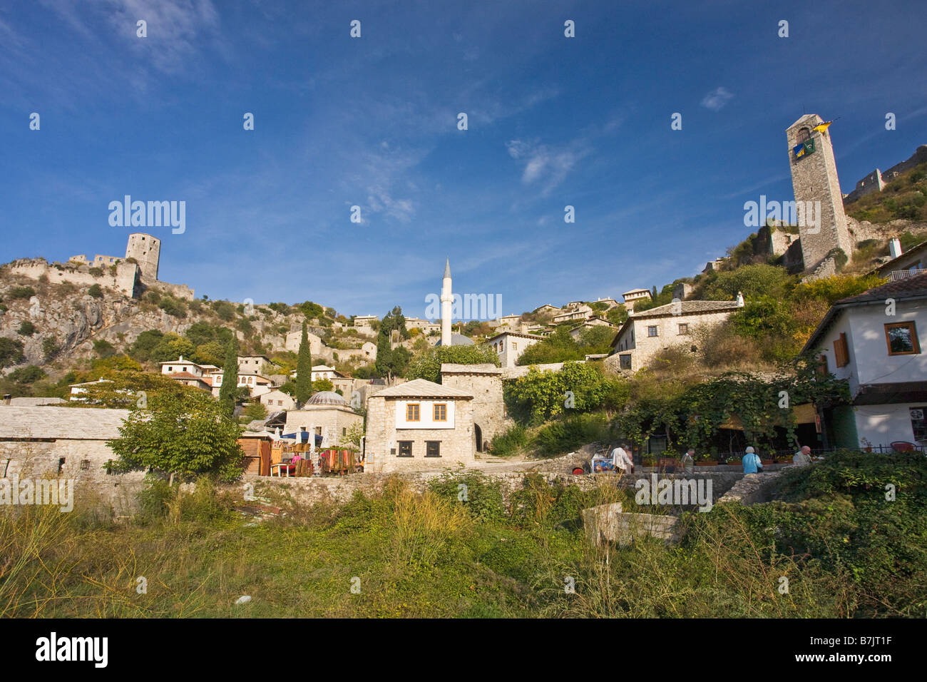 Historische Altstadt Bosnien Herzegowina Europa Stockfoto