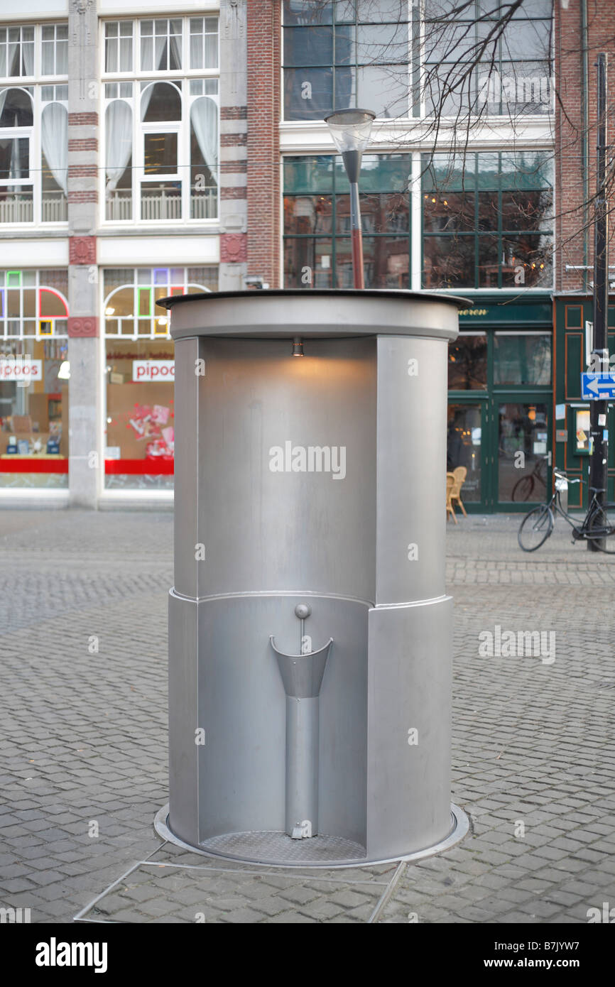 Outdoor Herren WC, den Haag, Niederlande Stockfoto