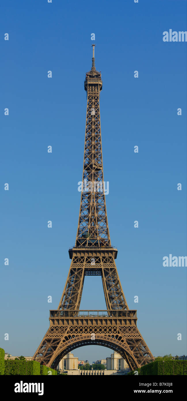 29 MPx Eiffel Tower Paris Stich extra Größe 5 Bilder Stockfoto