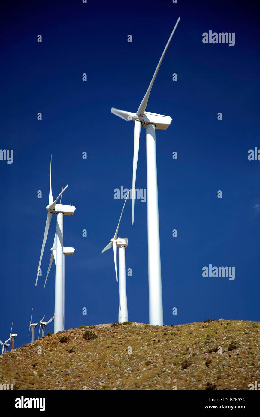 Windpark in Kalifornien Stockfoto