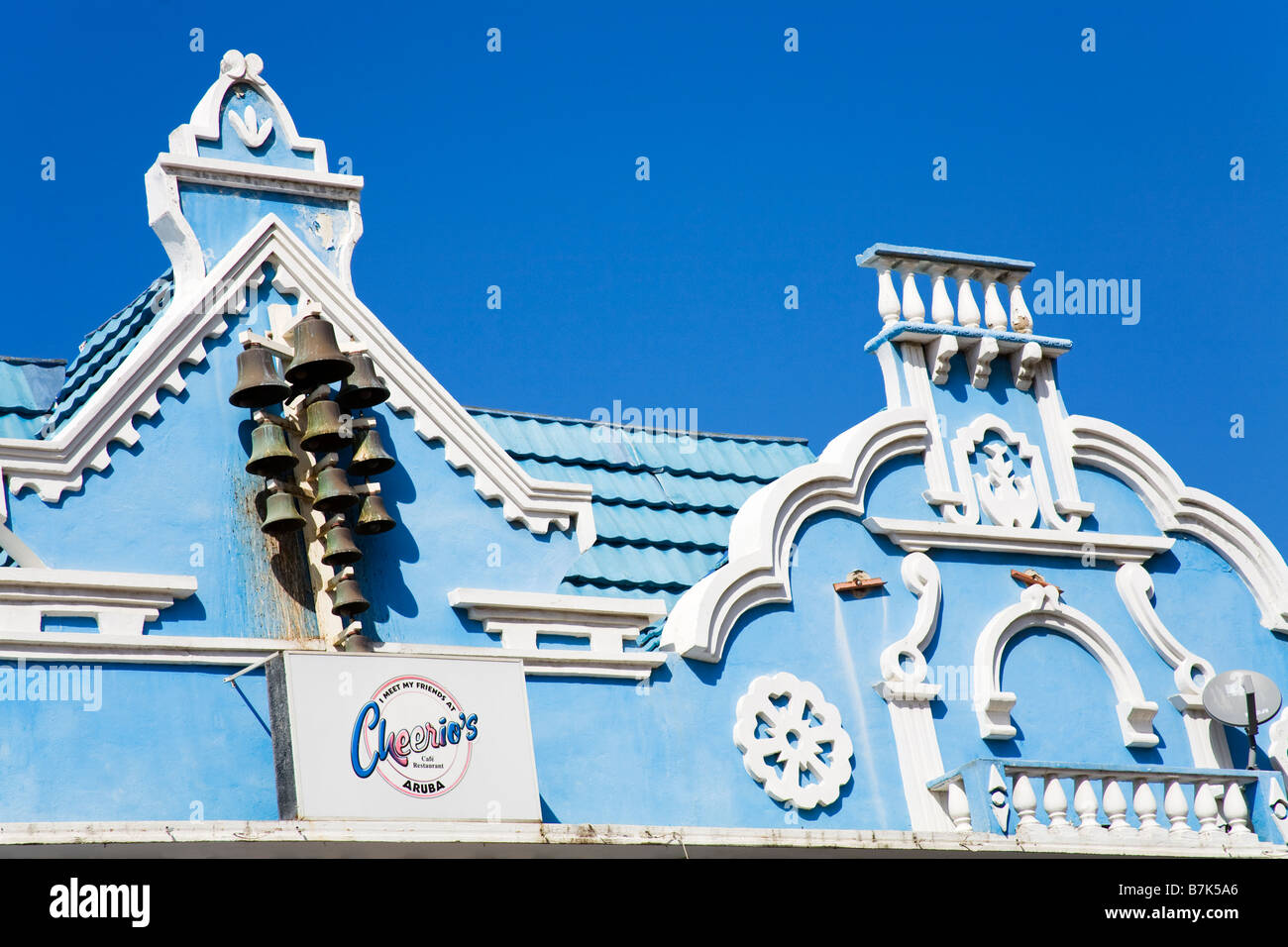 Mall Oranjestad Stadt in Holland Aruba Aruba Caribbean Stockfoto