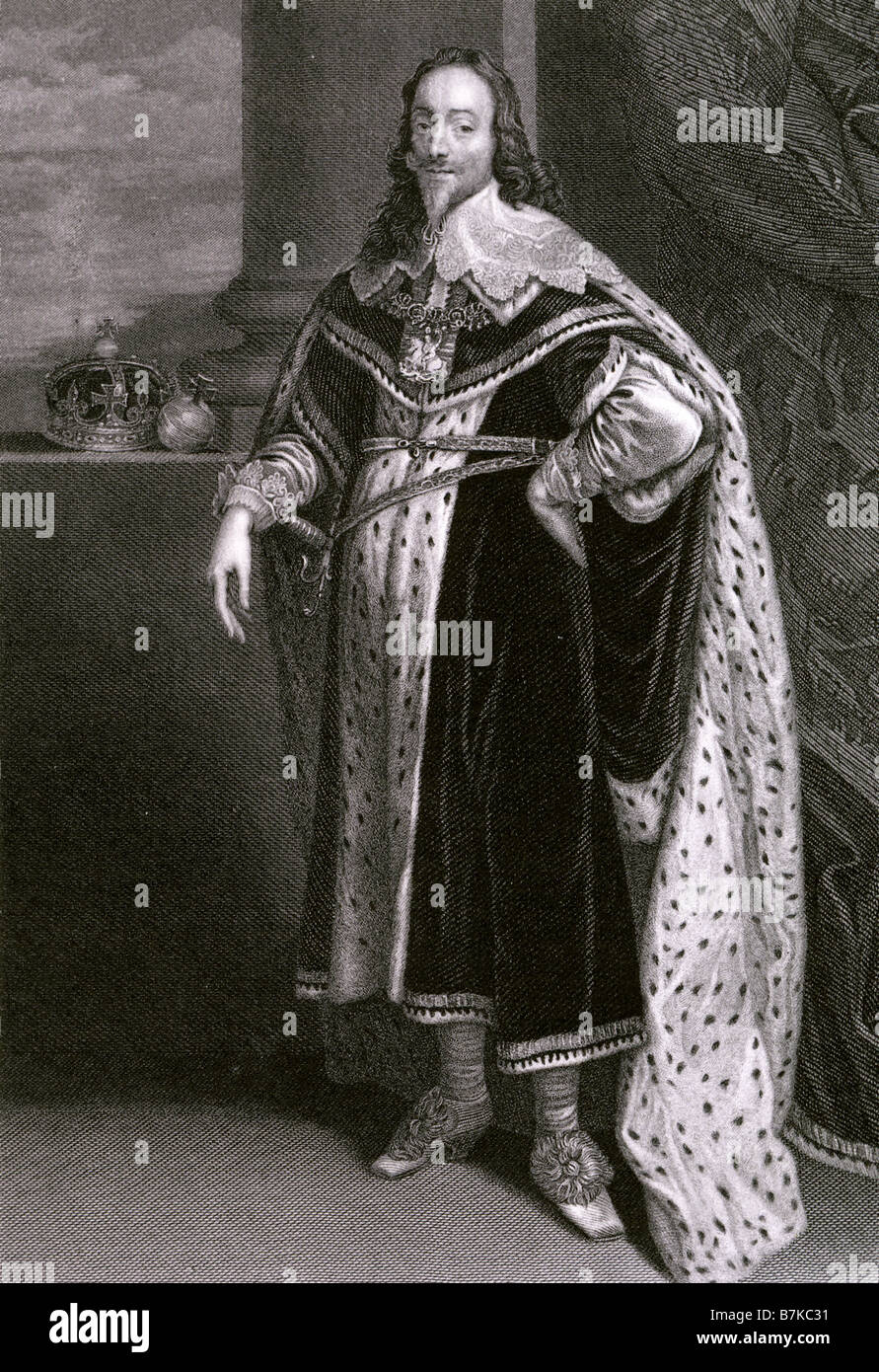 König CHARLE S ich König von Großbritannien und Irland 1600-1649 Stockfoto