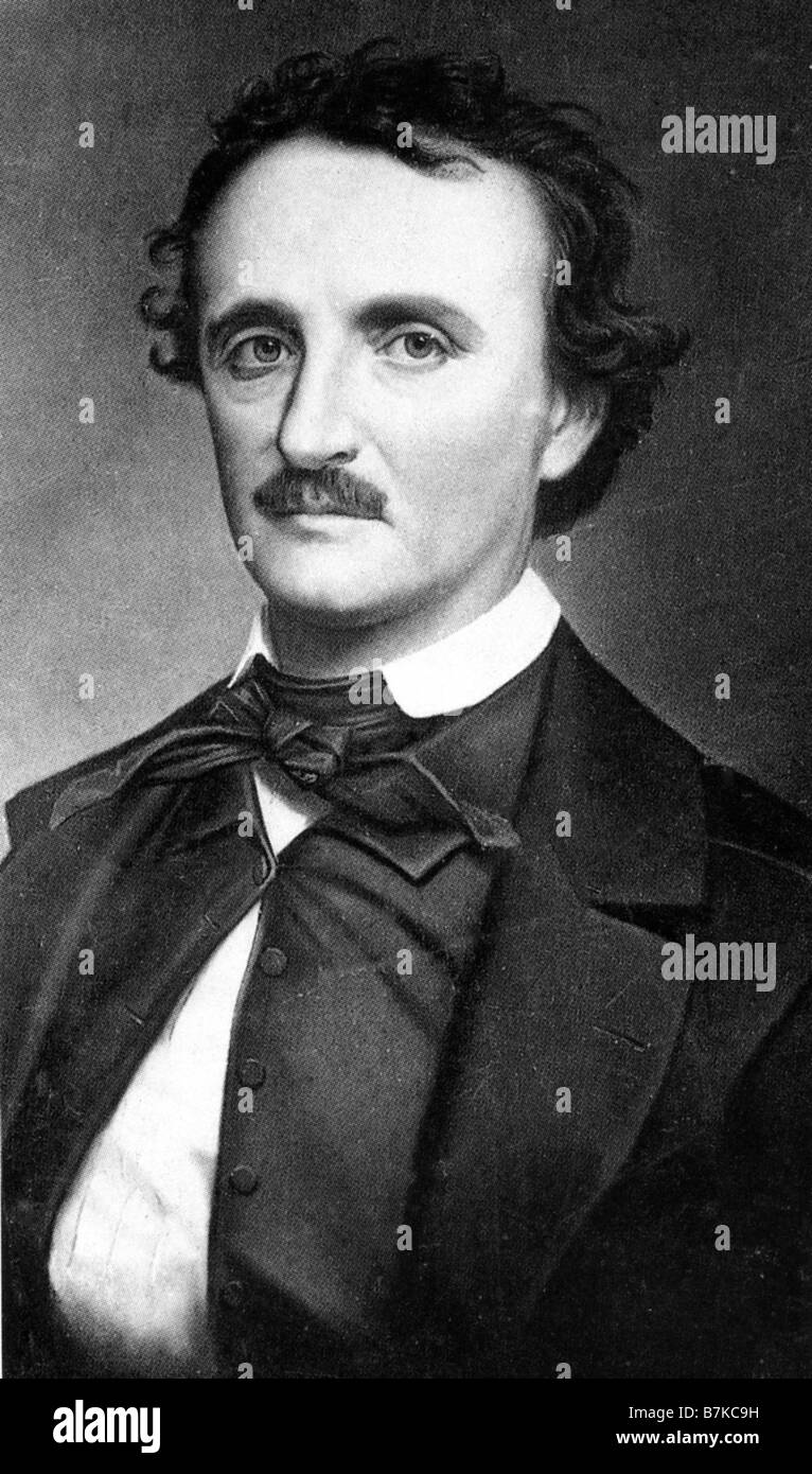 EDGAR ALLEN POE amerikanischen Dichter 1809 1849 Stockfoto