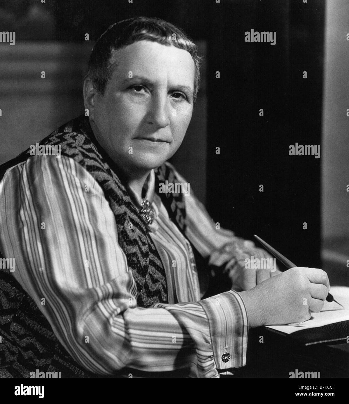 GERTRUDE STEIN amerikanische Schriftsteller 1874-1946 Stockfoto