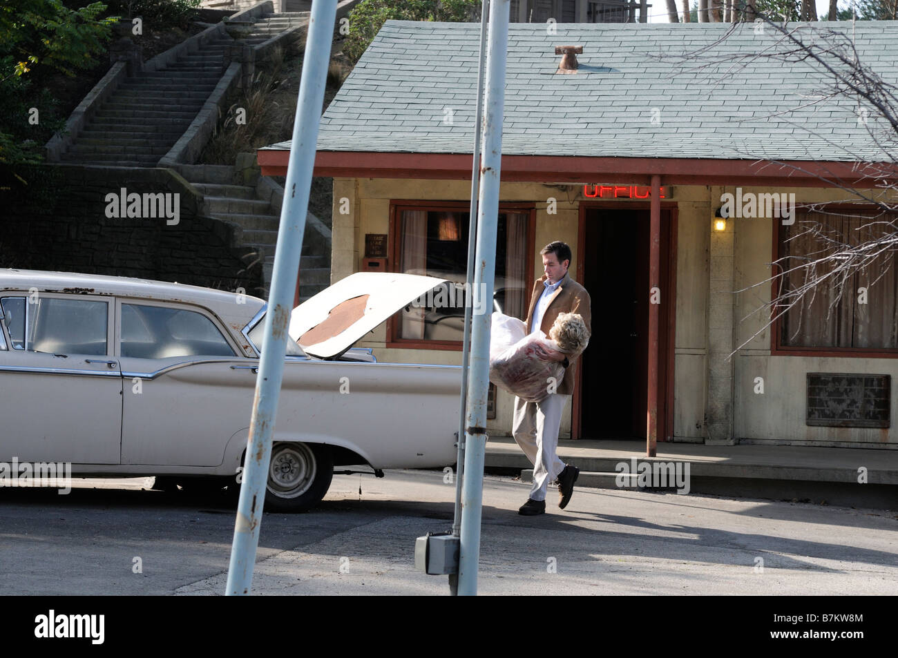 Universal Studios LA Los Angeles Hollywood California Film Film Set Psycho Backlot Vergnügungspark Thema bates motel Stockfoto