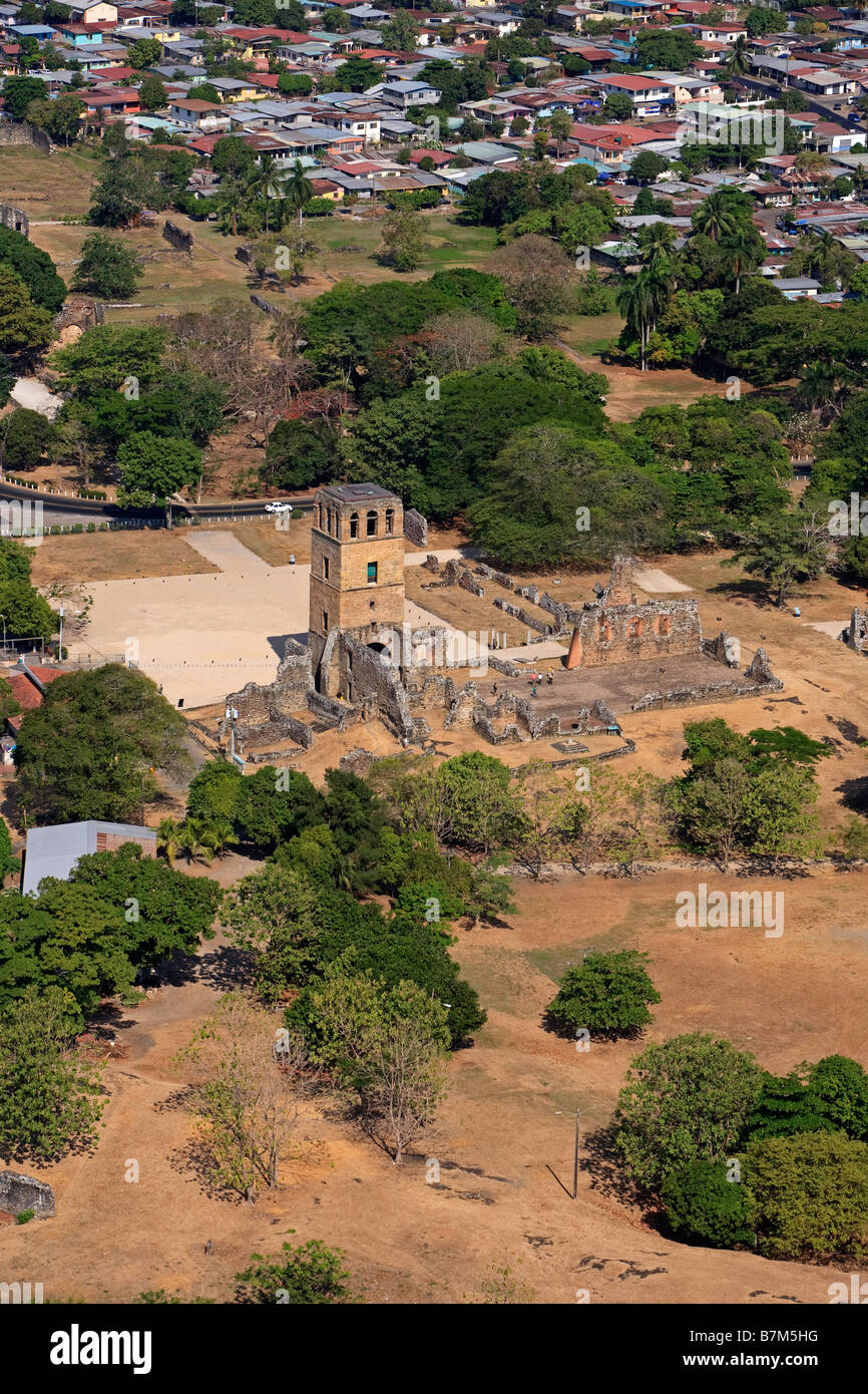 Panama Viejo war die erste europäische Stadt an der Pazifikküste Amerikas gebaut. Es wurde im Jahre 1519 von Pedro Arias Davila gegründet und wurde bald ein Stockfoto