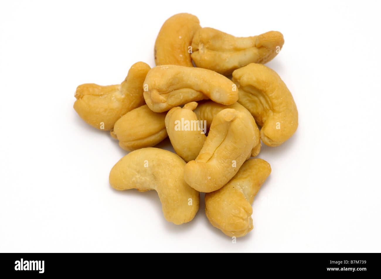 Gerösteten Cashew-Nüssen Stockfoto