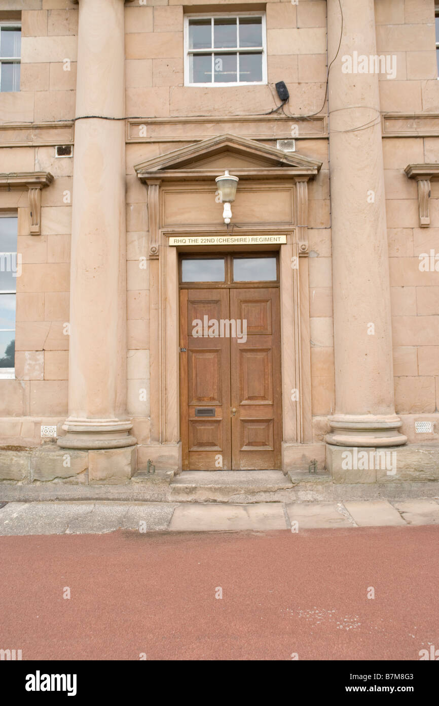 Hauptsitz und Museum of the Cheshire 22. Regiment im Chester Crown Court Building in Chester, England Stockfoto