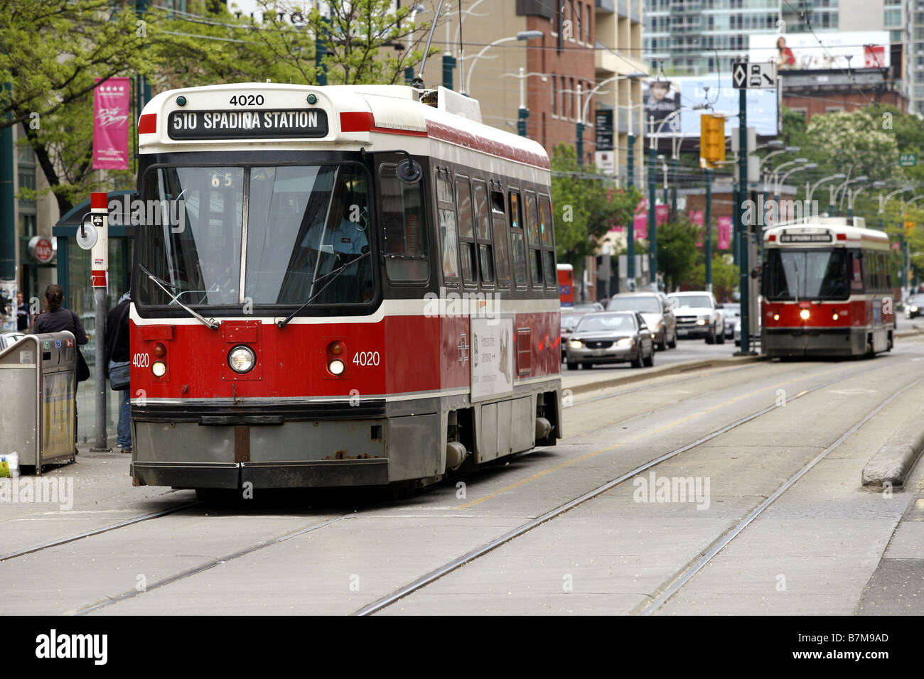 Straßenbahn, Toronto, Ontario, Kanada Stockfoto
