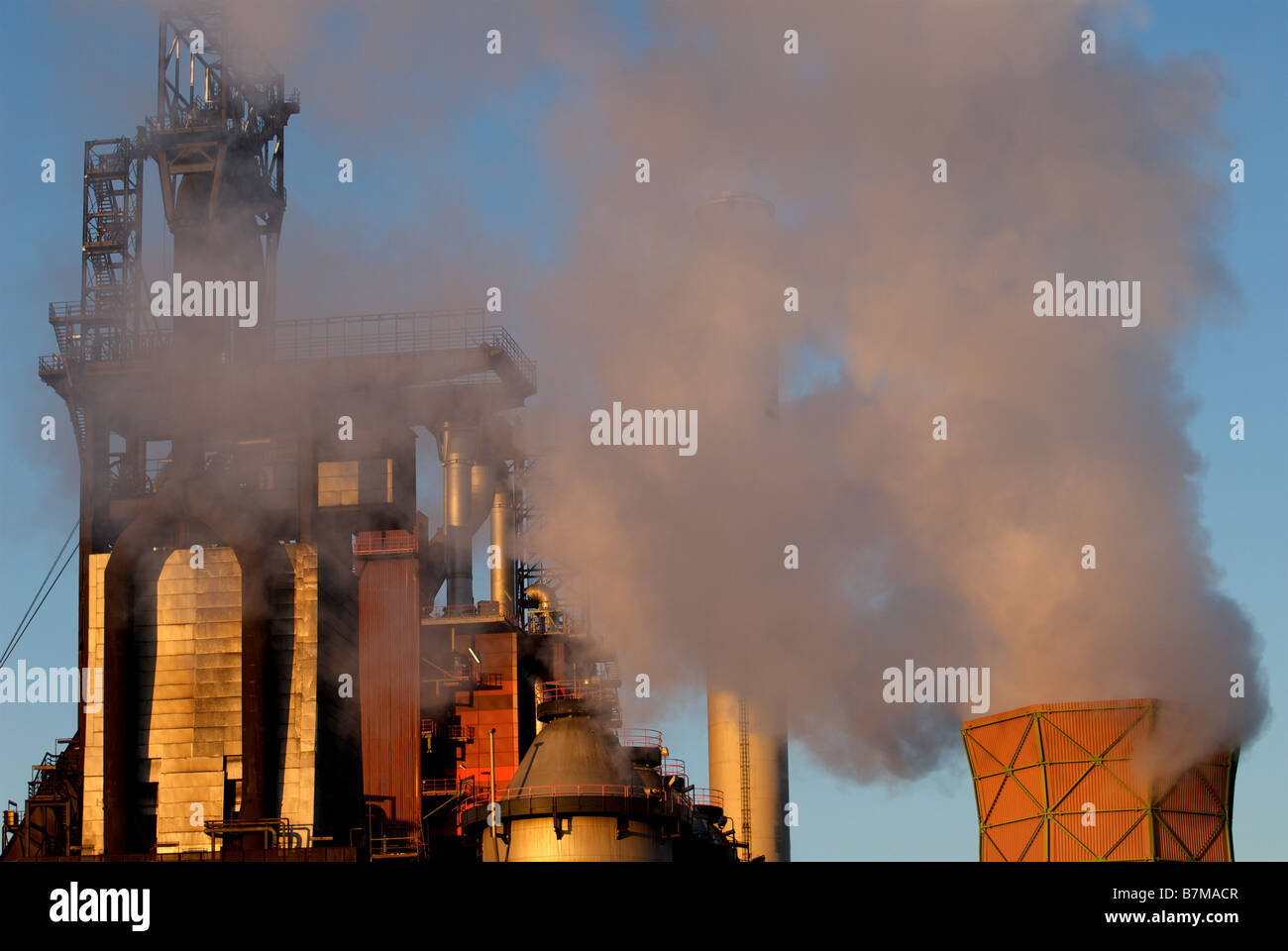 ThyssenKrupp großes 8 blast Furness, Duisburg, Nordrhein-Westfalen, Deutschland. Stockfoto