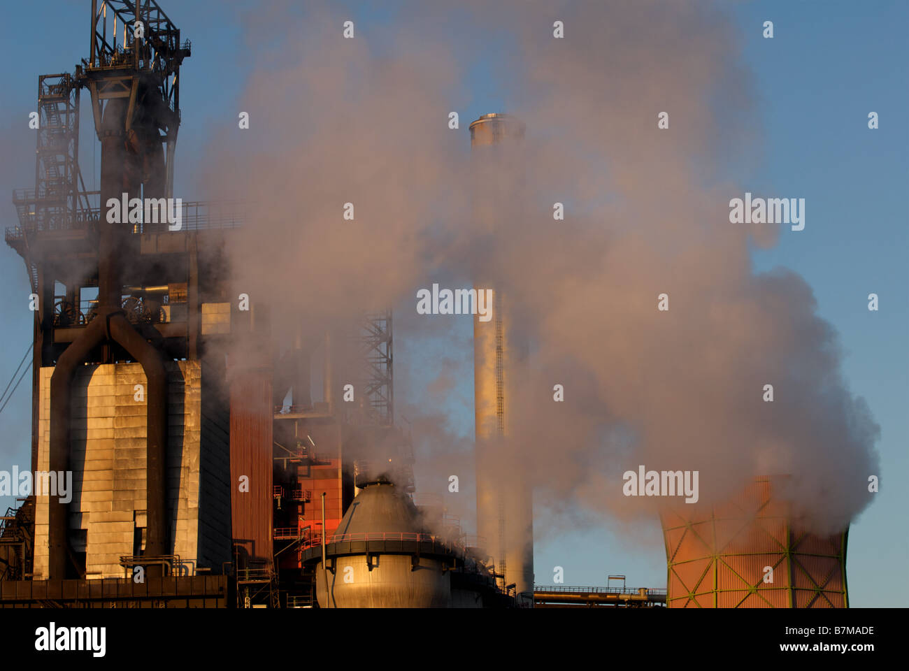 ThyssenKrupp großes 8 blast Furness, Duisburg, Nordrhein-Westfalen, Deutschland. Stockfoto