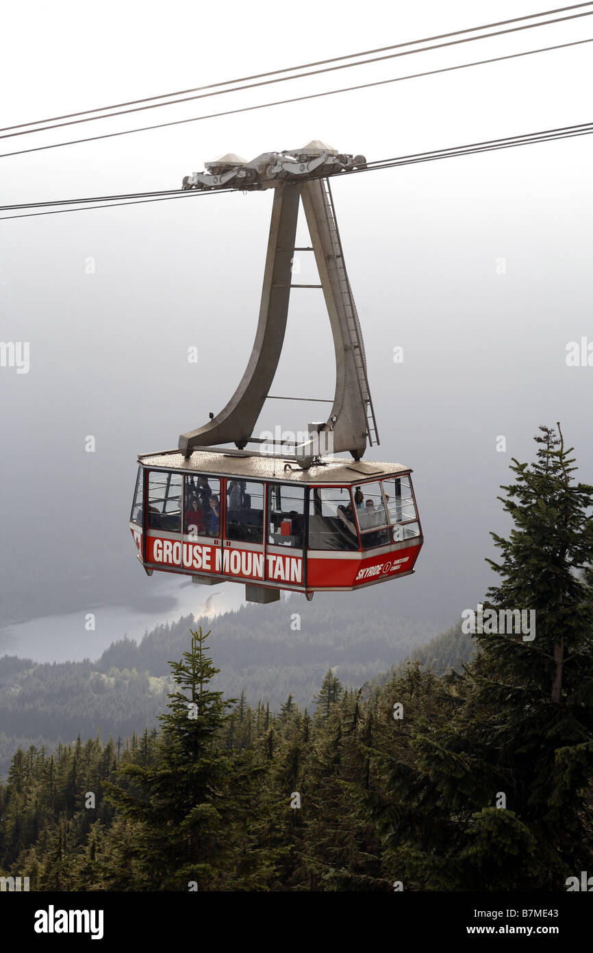 SkyTrain, Grouse Mountain, North Vancouver, British Columbia, Kanada Stockfoto