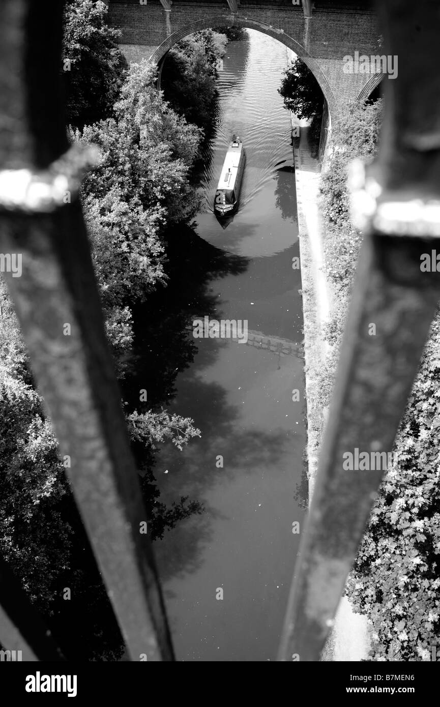 Galton Brücke, Smethwick, Sandwell. Sobald der weltweit längste Brücke aus Gusseisen von Thomas Telford 1829 erstrecken. Stockfoto