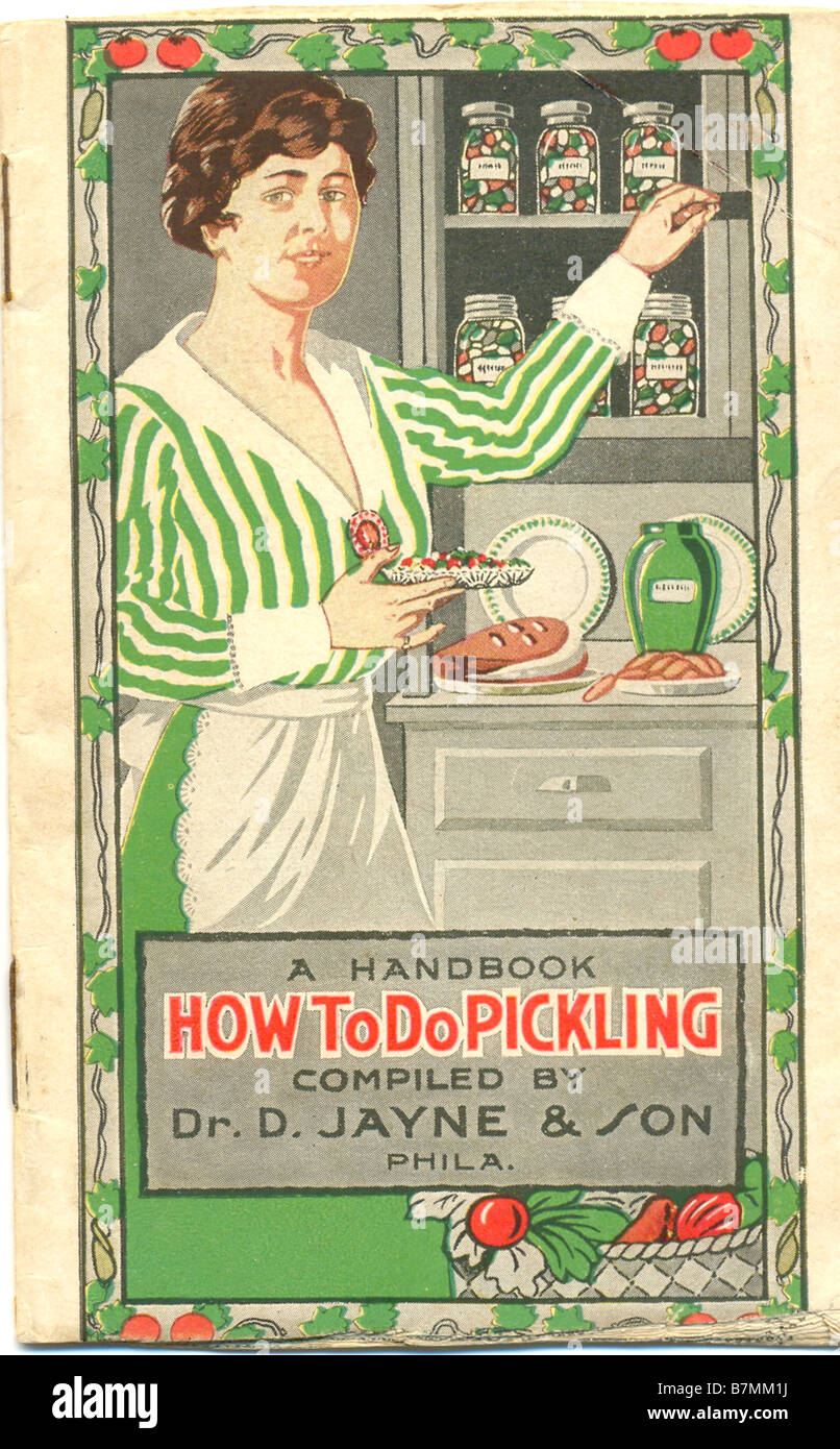 Amerikanische Werbung Broschüre wie Beizen 1917 zu tun Stockfoto