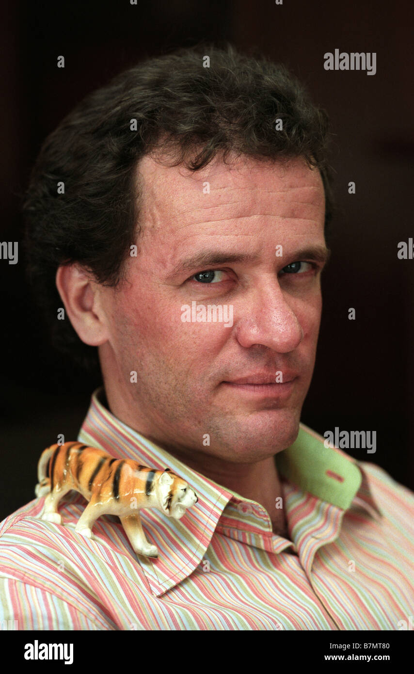 Kanadischer Schriftsteller Yann Martel bekannt für den Man Booker Prize gewann Roman Life of Pi. Stockfoto