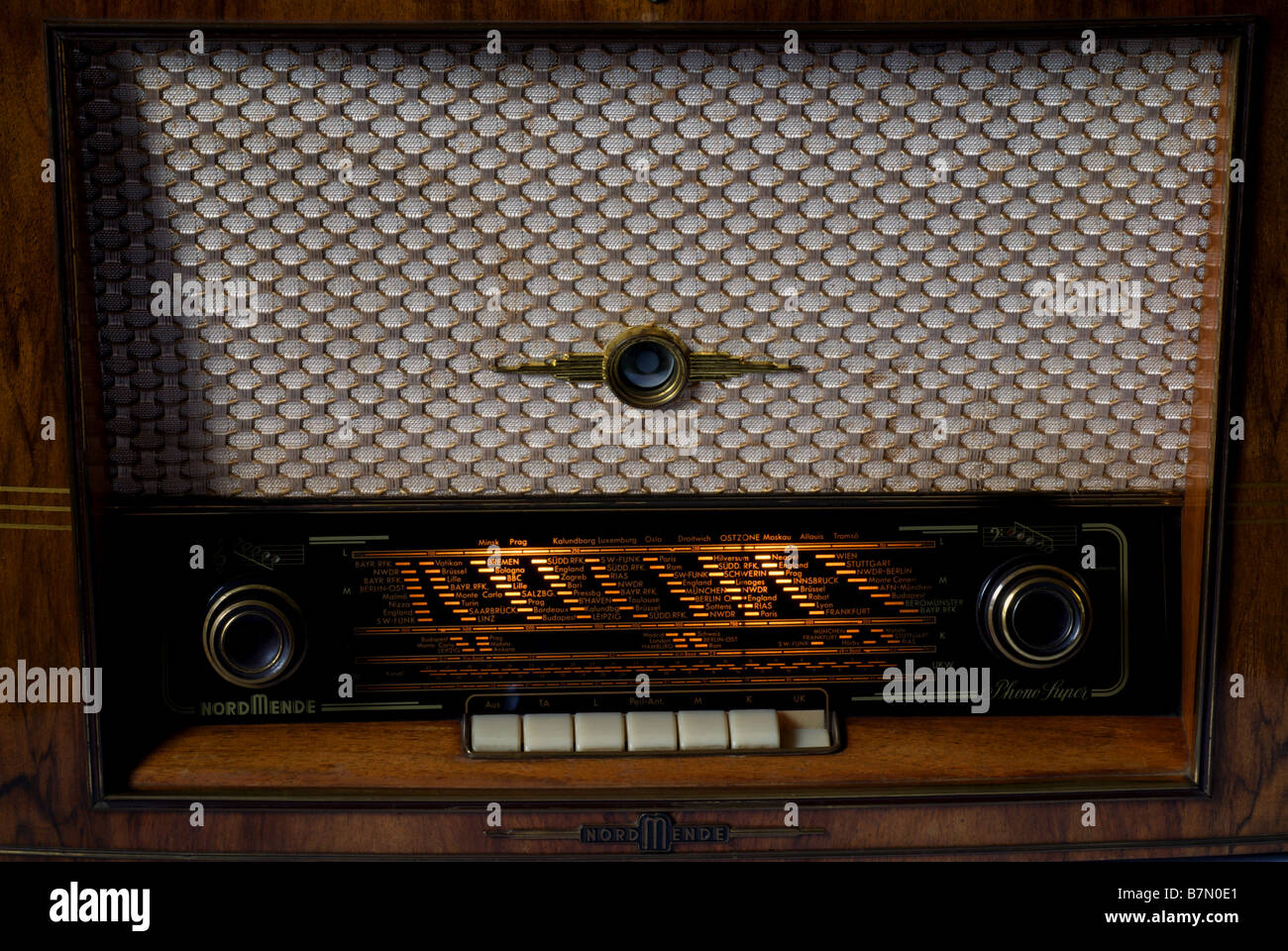 Altmodische Deutsch radio Stockfoto