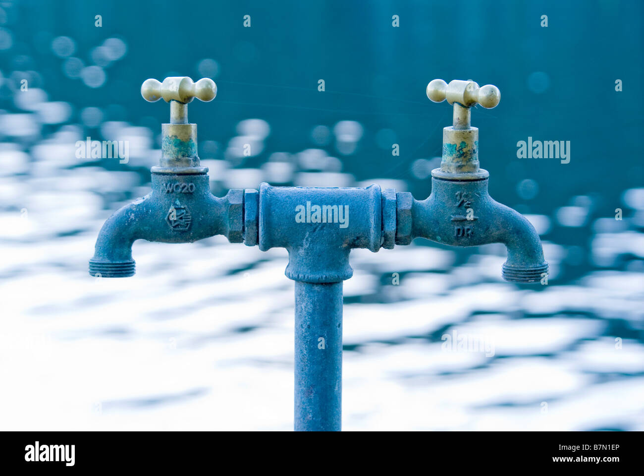 Armaturen, Borumba Dam, Queensland, Australien Stockfoto