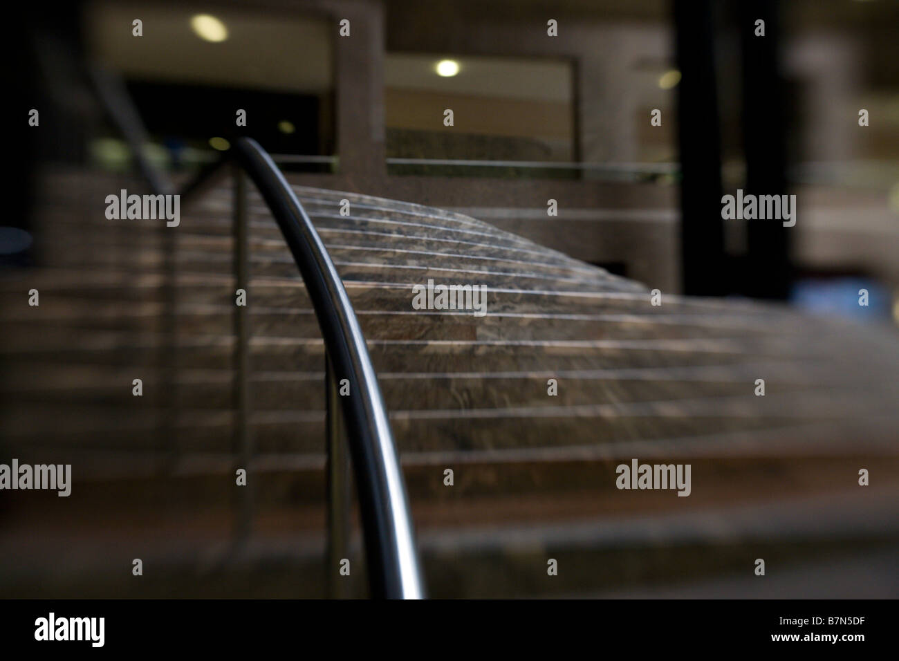 Treppe im Winter Garden in New York City Stockfoto