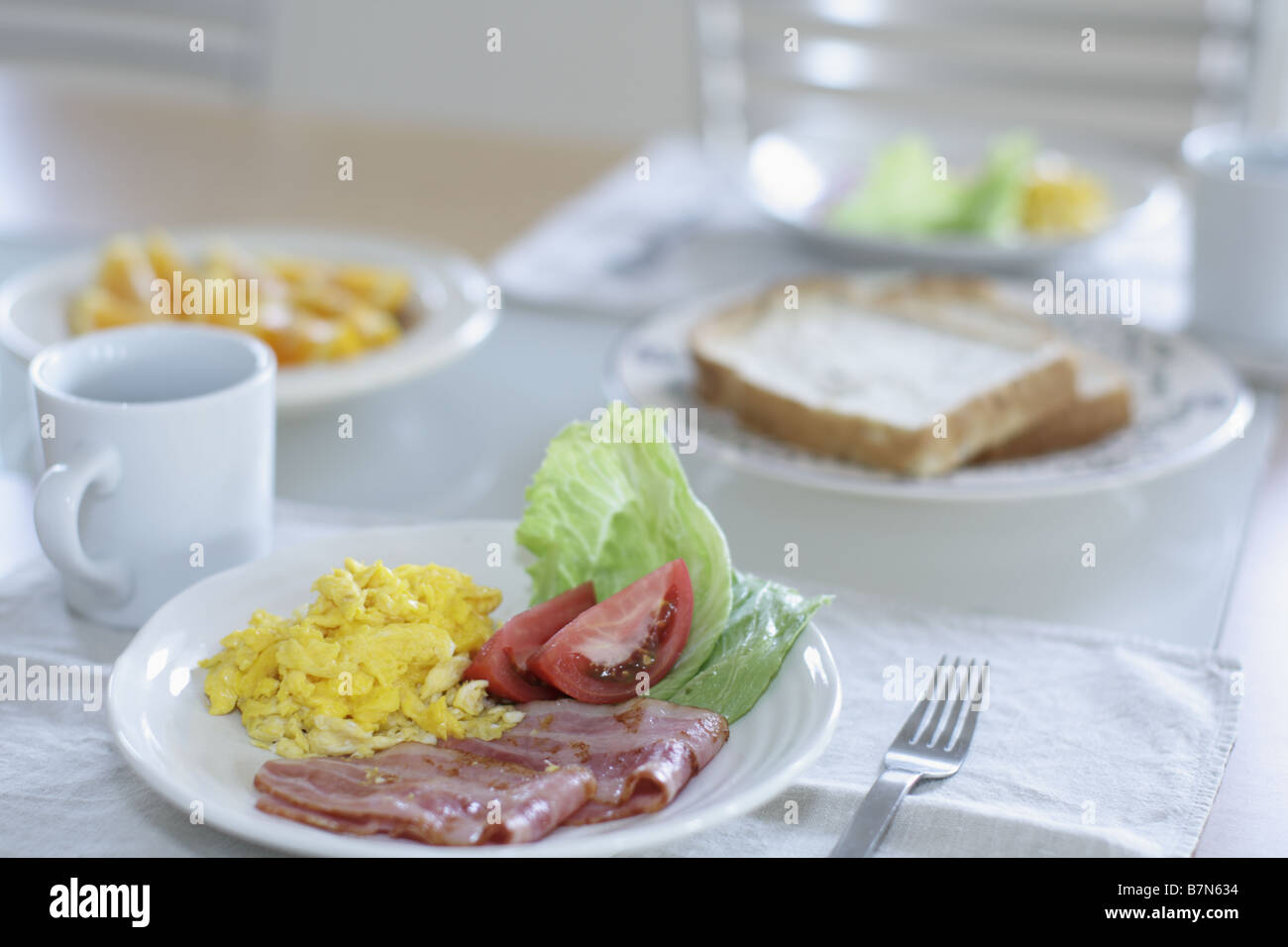 Frühstück Stockfoto