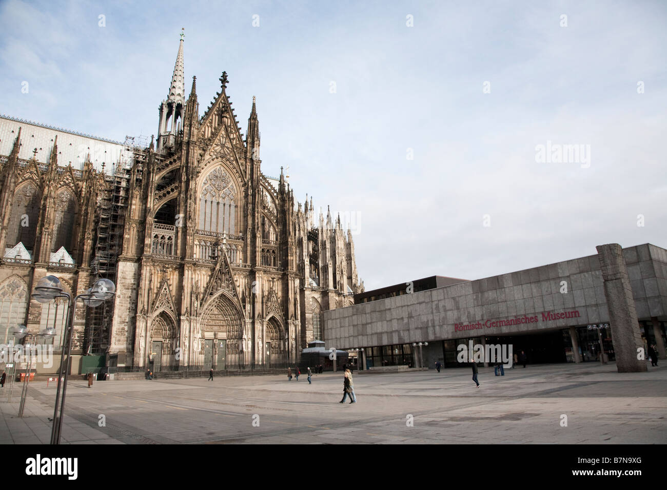 Dom Dom und römisch germanischen Museum Köln Stockfoto