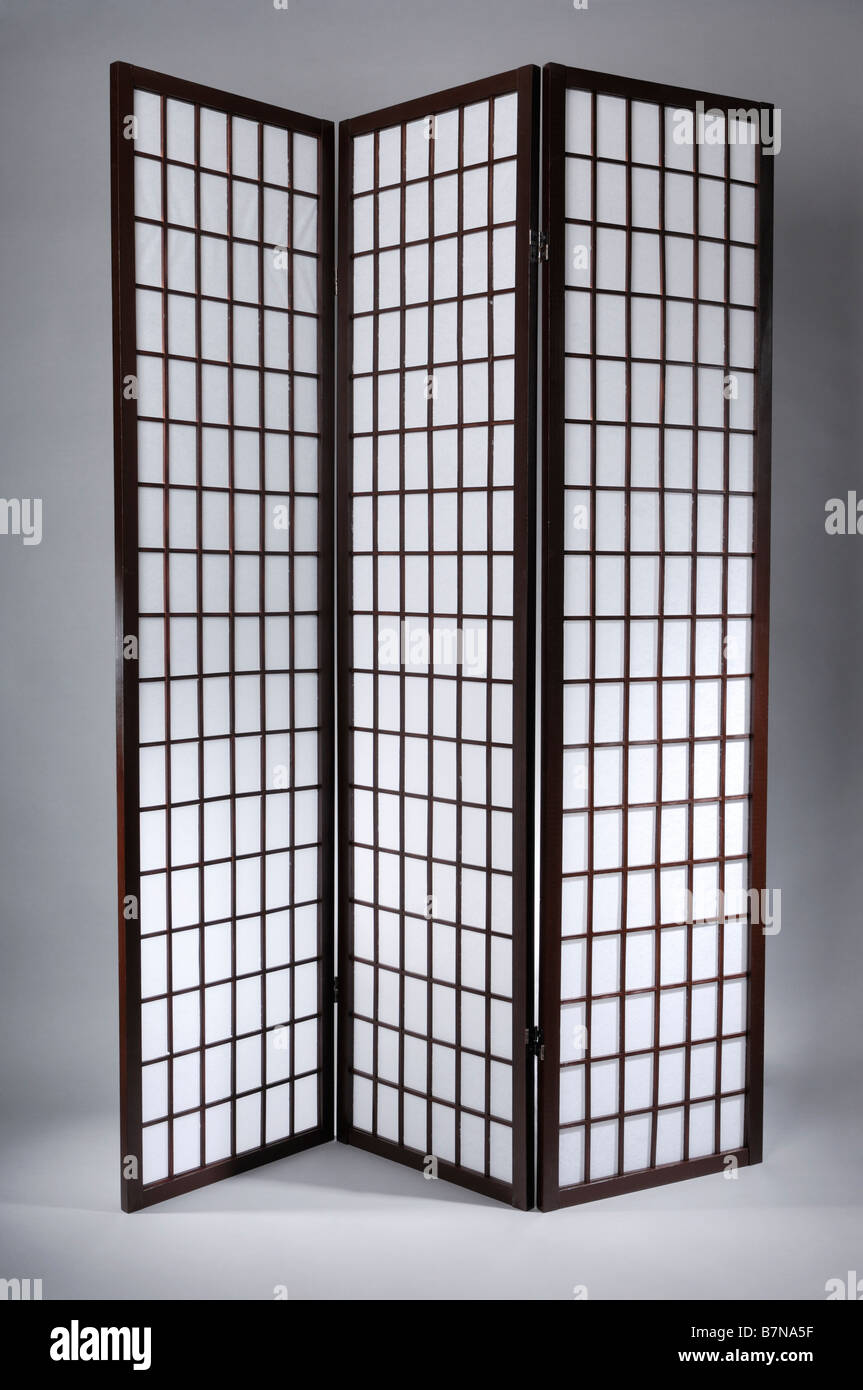 Shoji-Bildschirm Stockfoto