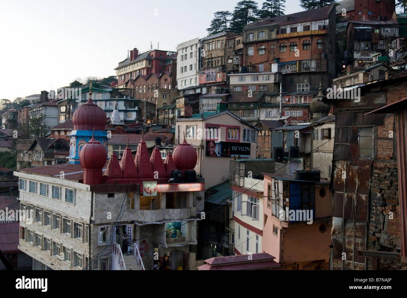 Shimla. Himachal Pradesh. Indien. Stockfoto