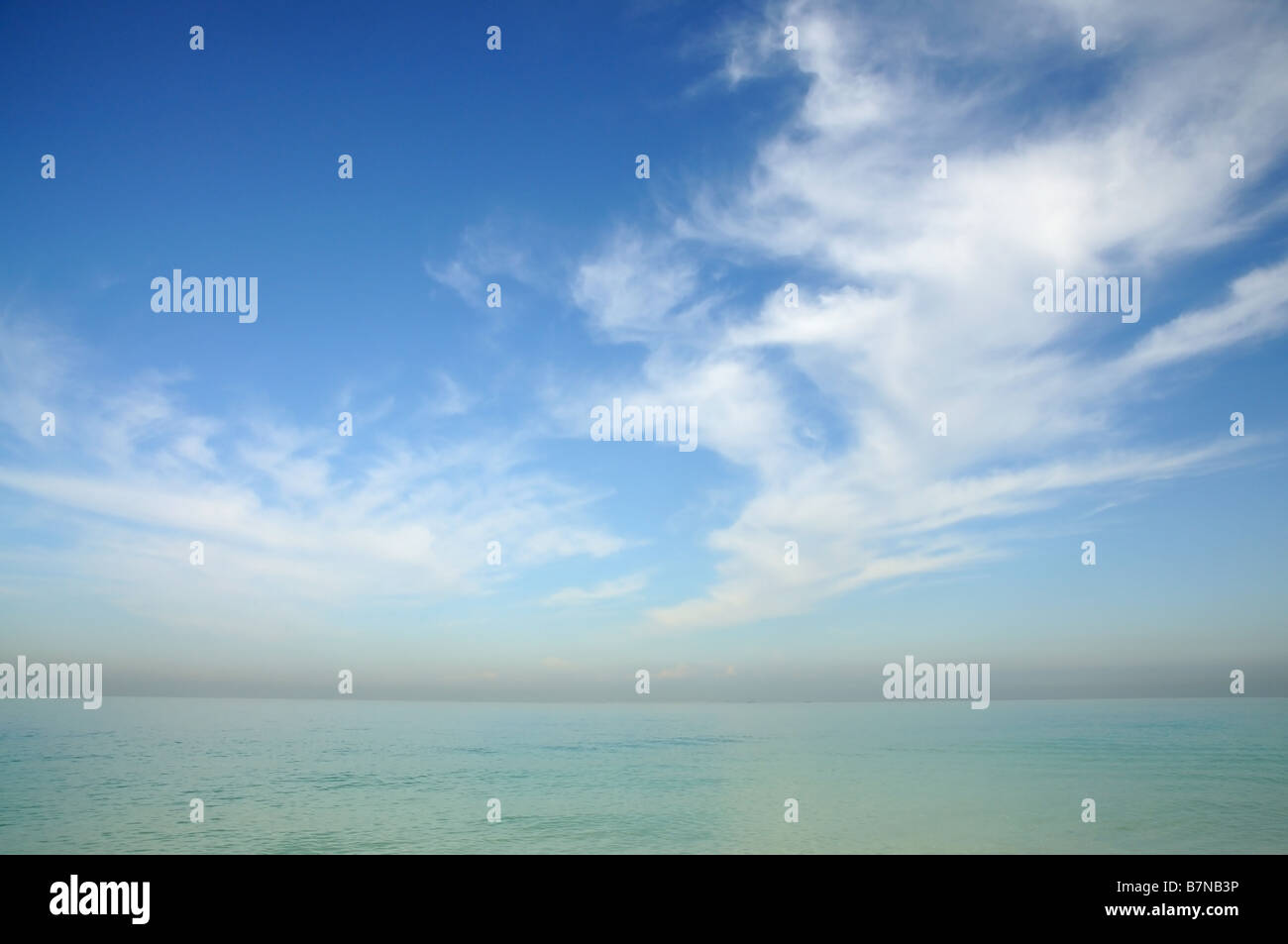 Meer in Dubai, Vereinigte Arabische Emirate Stockfoto