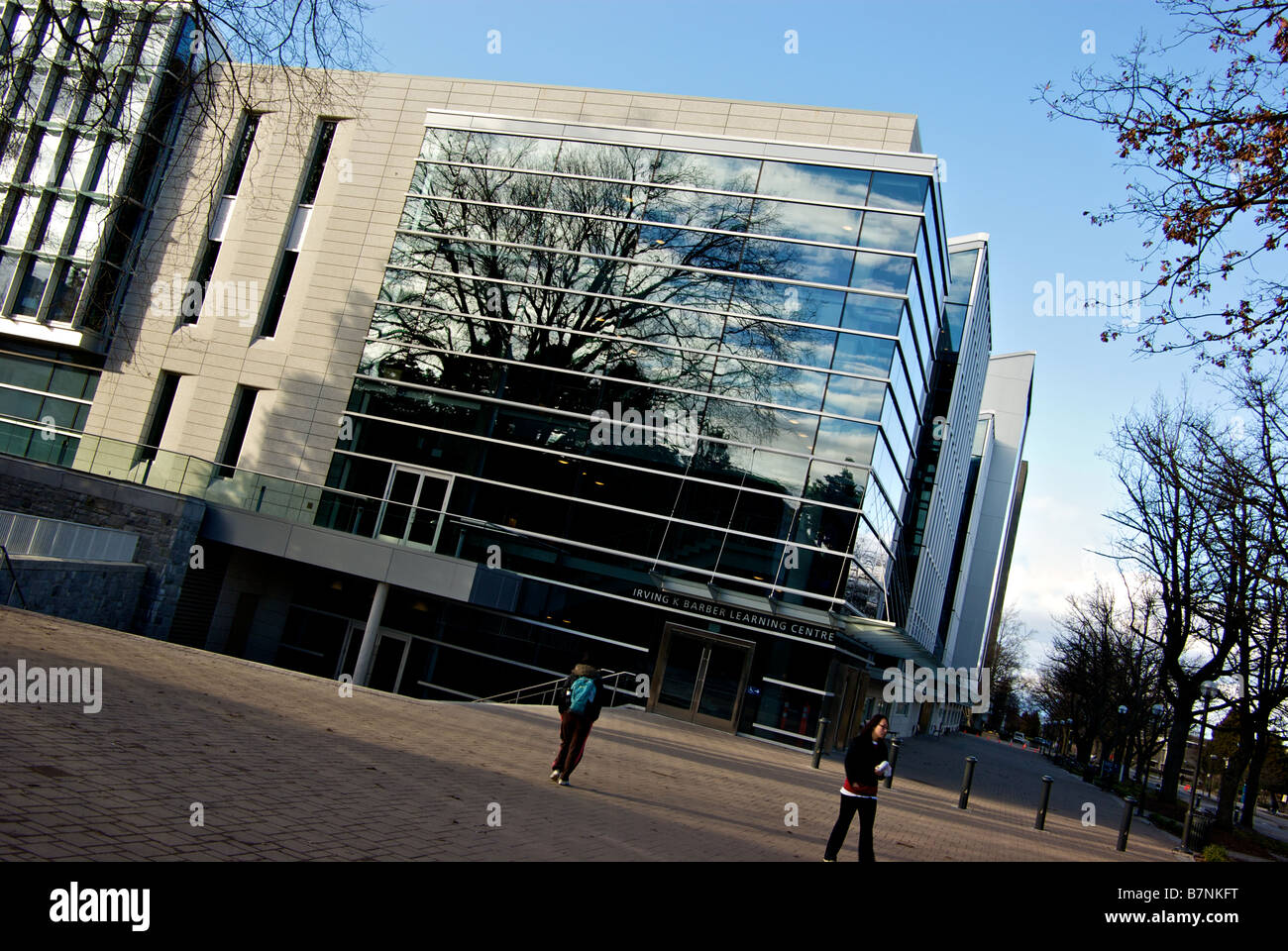 Irving K Barber Lernzentrum und neuen Hauptbibliothek Flügel auf UBC Campus Stockfoto