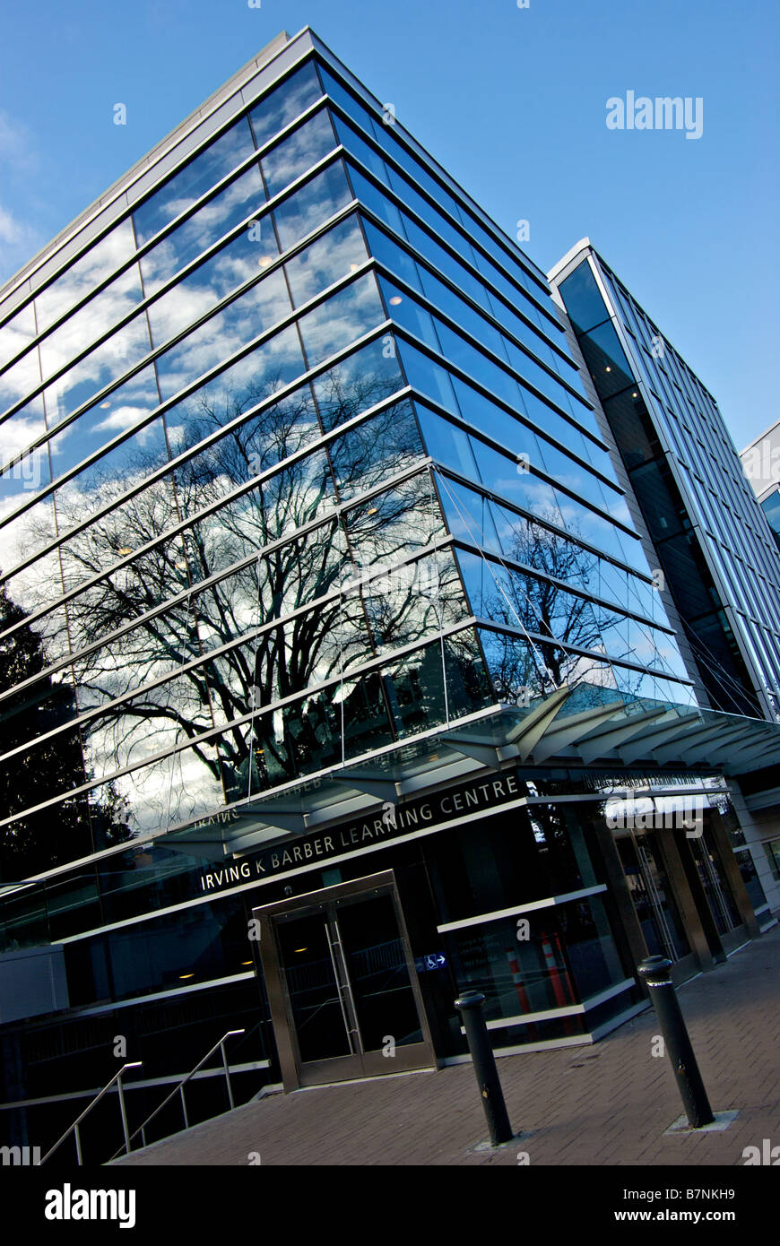 Irving K Barber Lernzentrum und neuen Hauptbibliothek Flügel auf UBC Campus Stockfoto